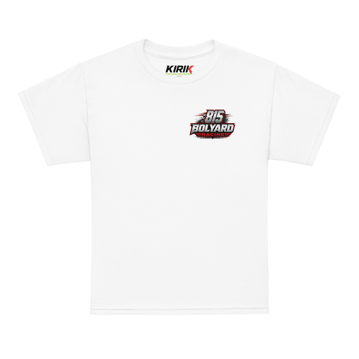 Bolyard Racing Youth tee White - Kirik Motorsports