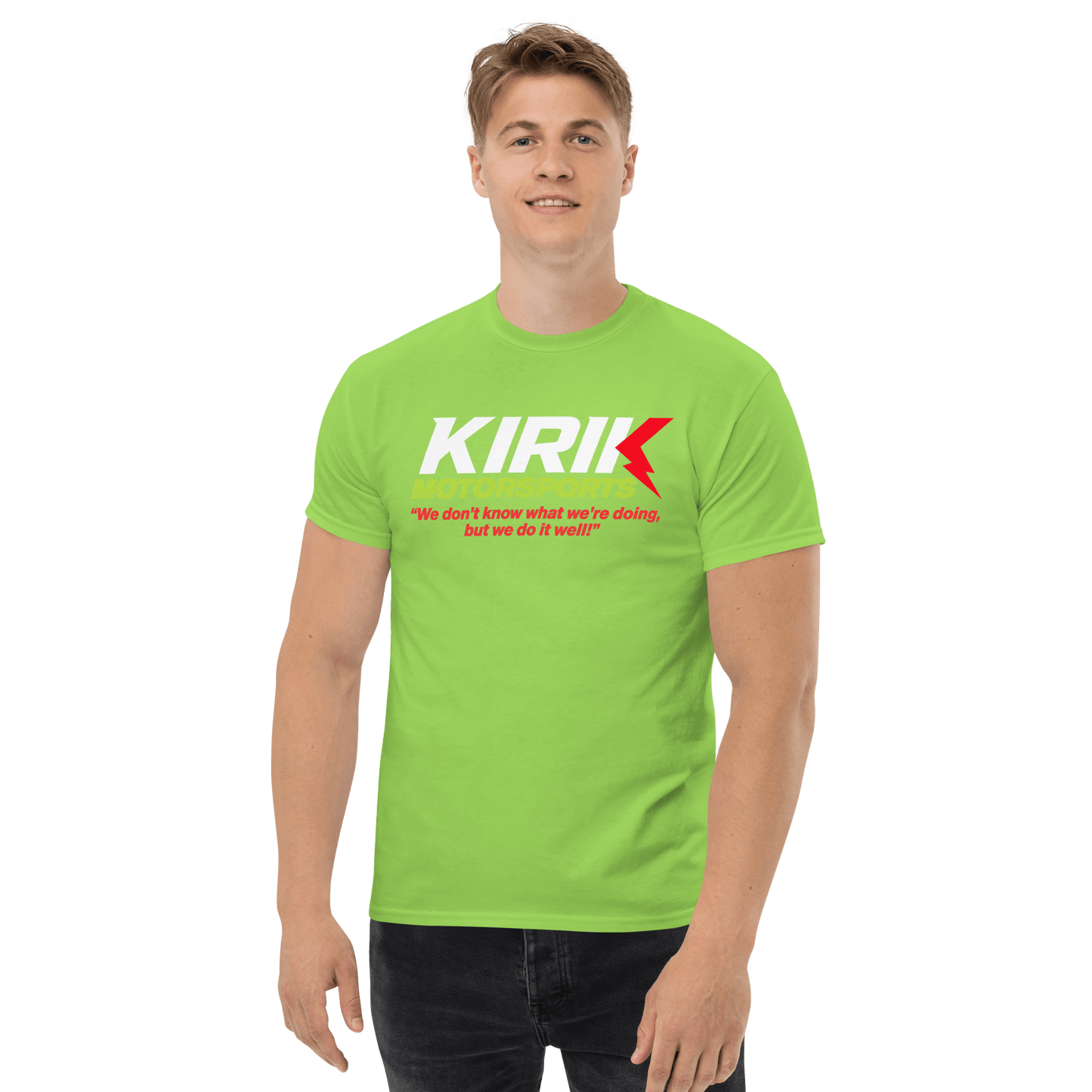 Kirik classic tee Lime - Kirik Motorsports
