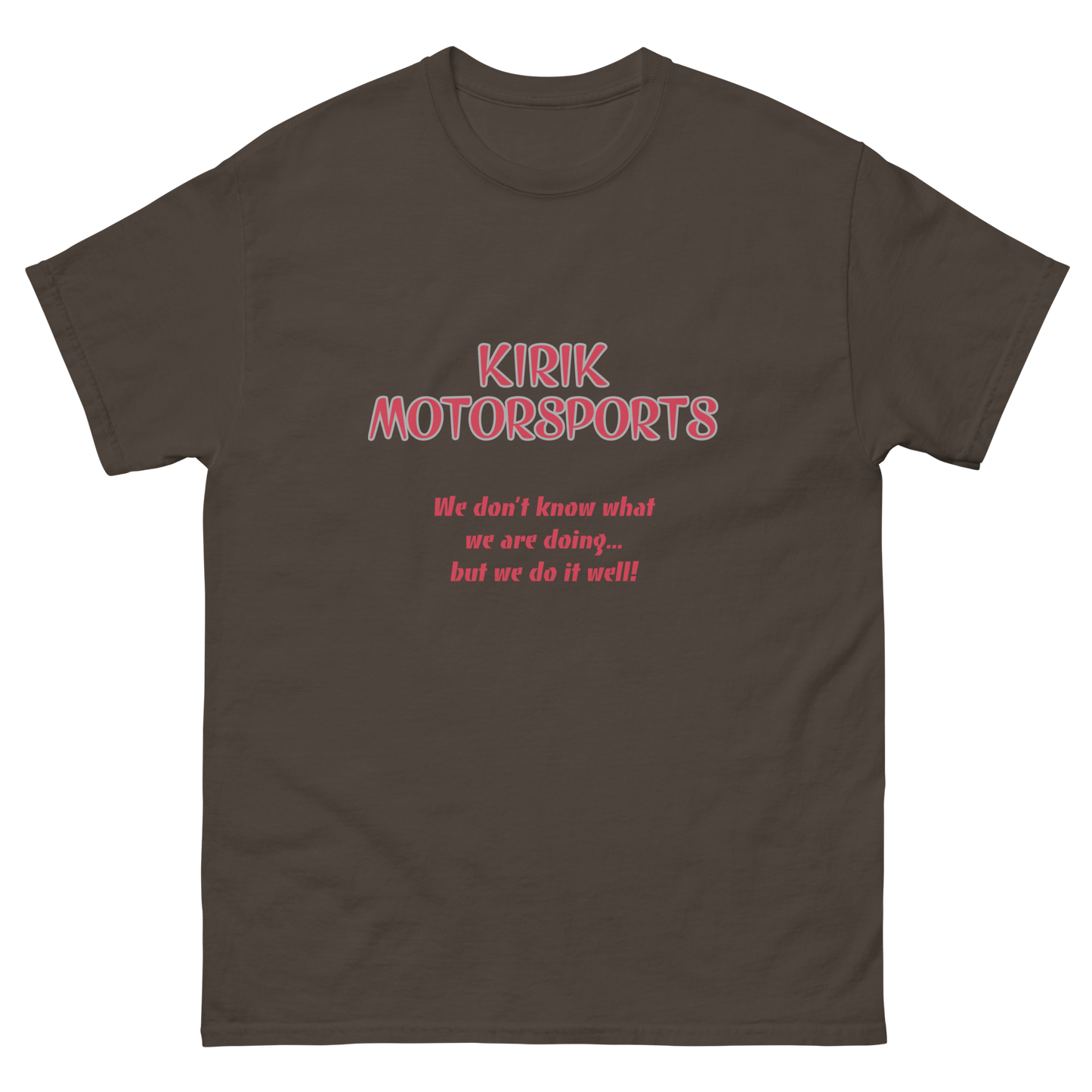Unisex KMS tee Dark Chocolate - Kirik Motorsports