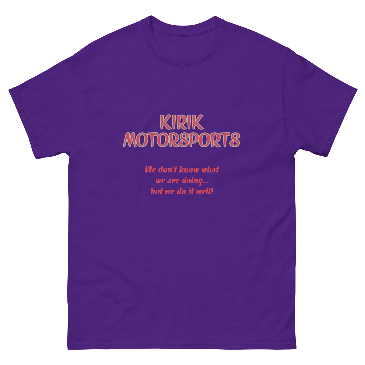 Unisex KMS tee Purple - Kirik Motorsports