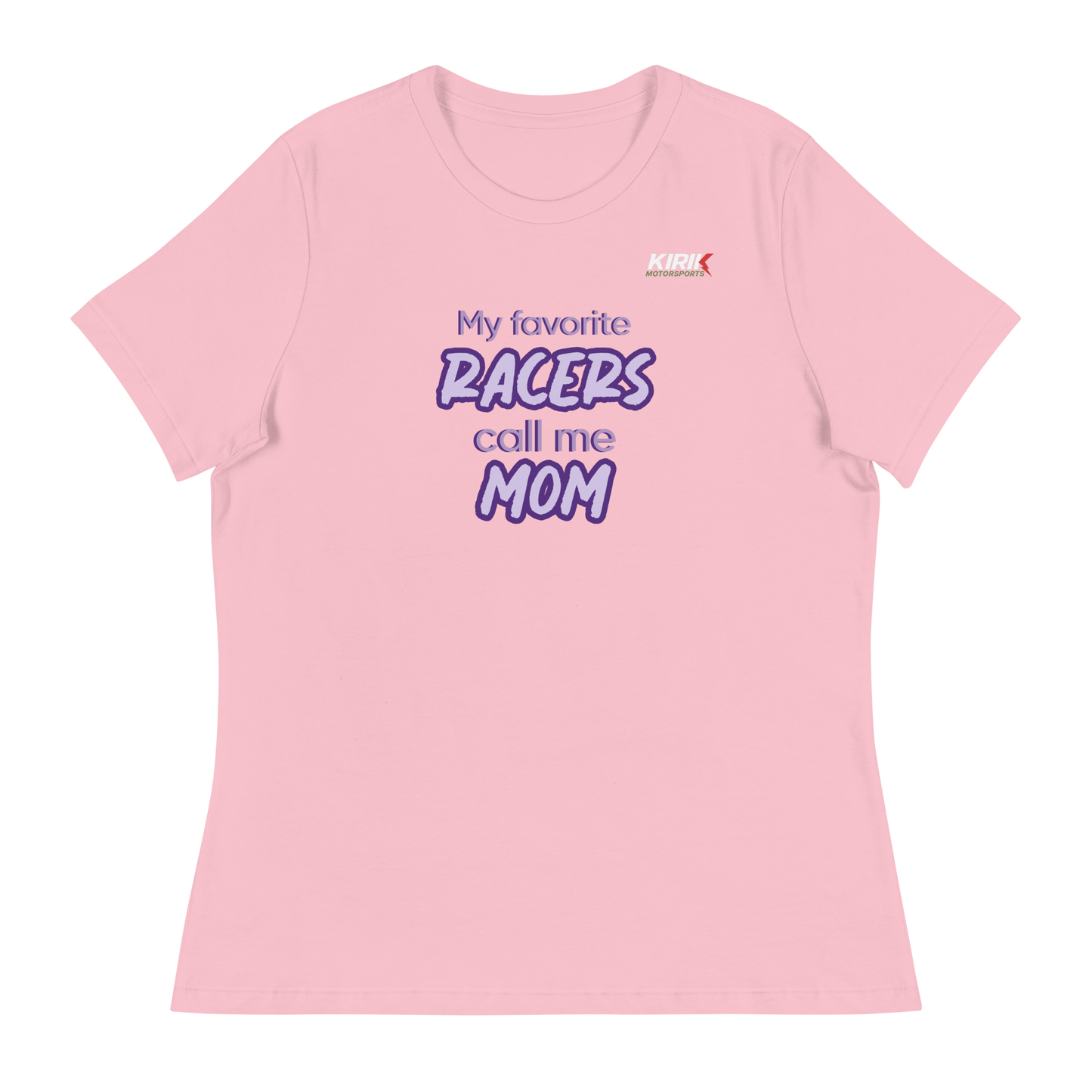 Women's Favorite Racers T-Shirt Pink - Kirik Motorsports