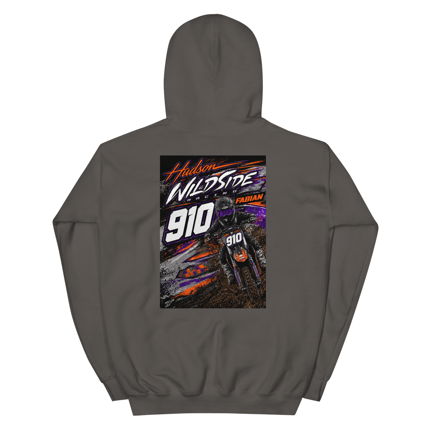 910 Wildside Hoodie Charcoal - Kirik Motorsports