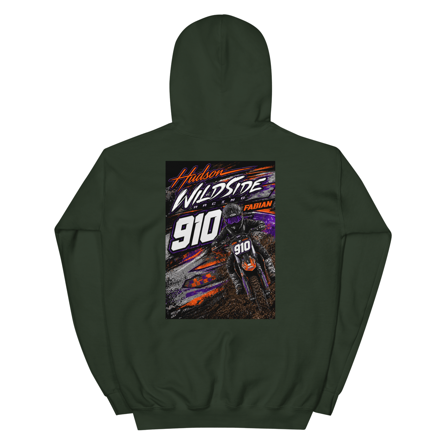 910 Wildside Hoodie Forest Green - Kirik Motorsports
