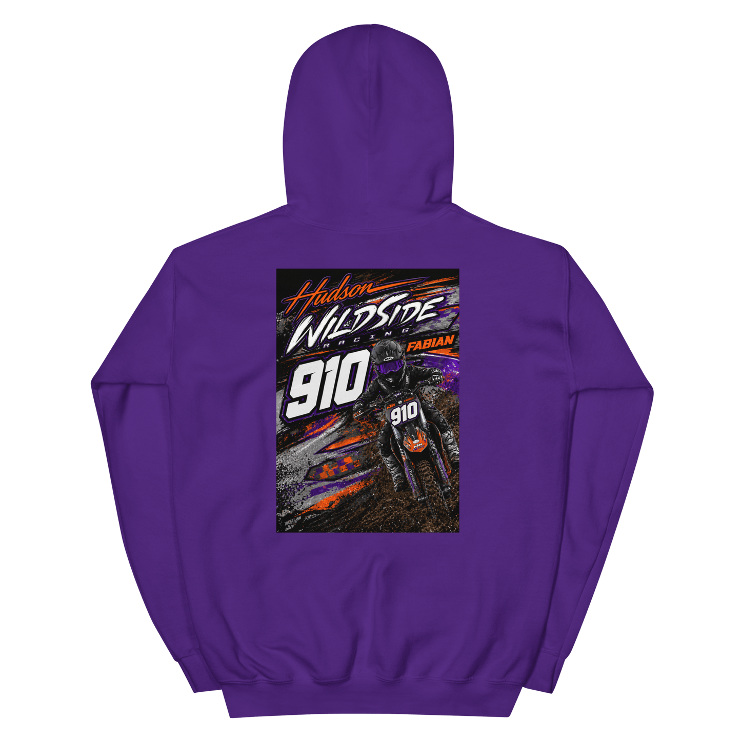 910 Wildside Hoodie Purple - Kirik Motorsports