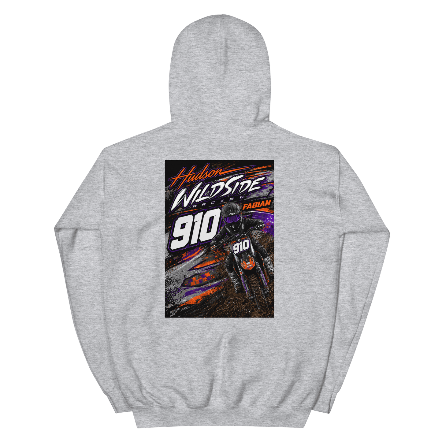 910 Wildside Hoodie Sport Grey - Kirik Motorsports