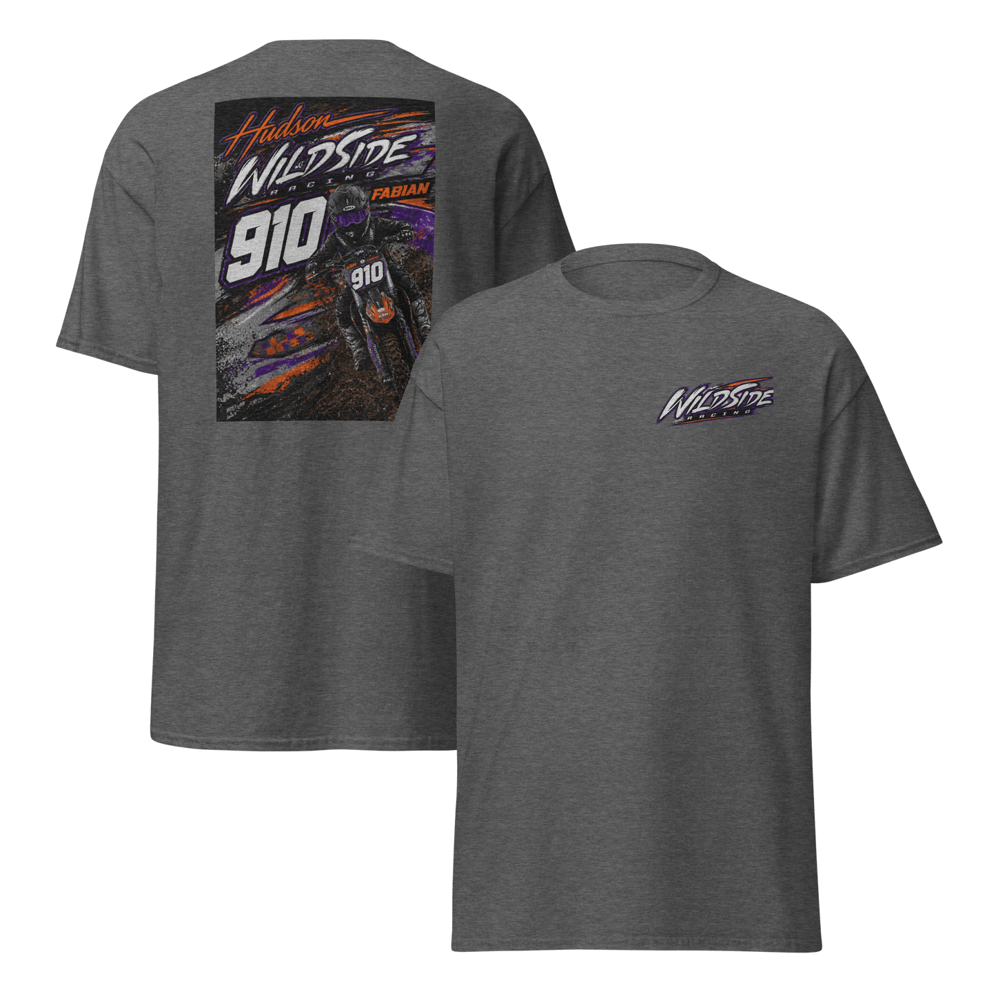 910 Wildside Racing T-Shirt Dark Heather - Kirik Motorsports
