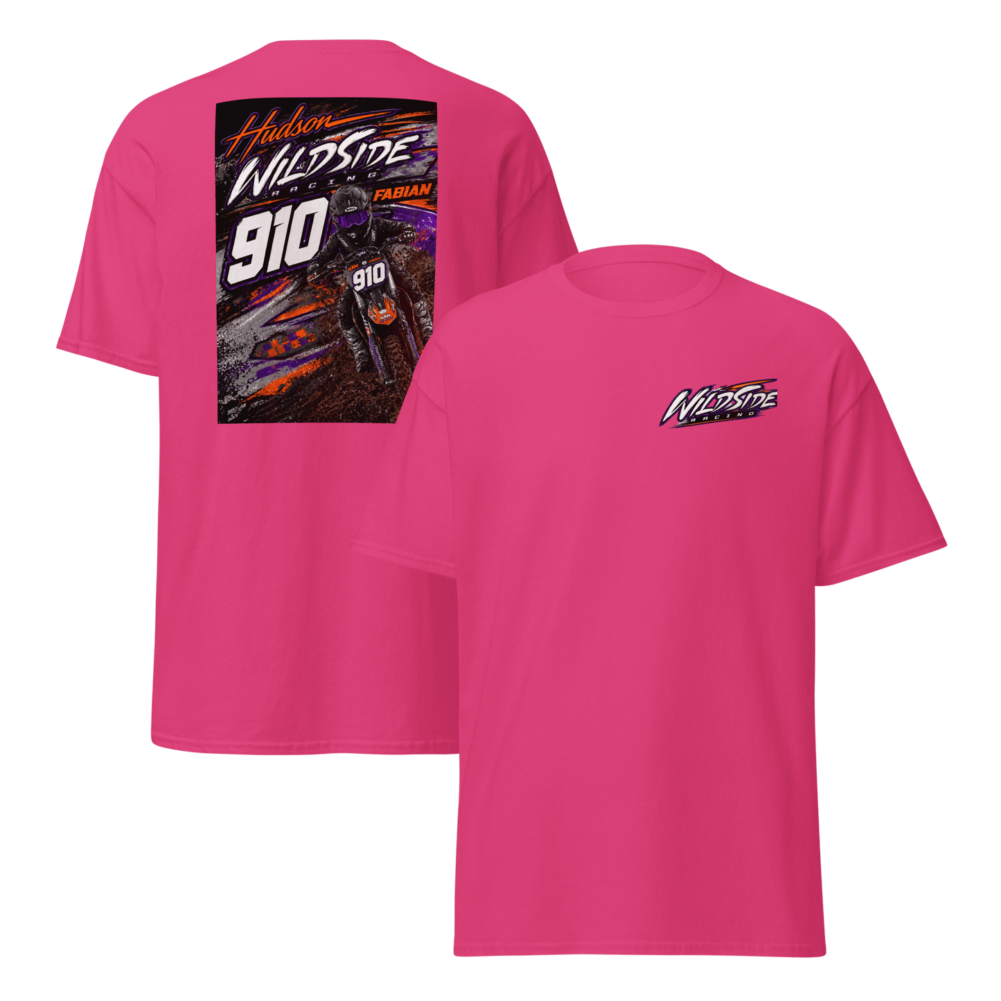 910 Wildside Racing T-Shirt Heliconia - Kirik Motorsports