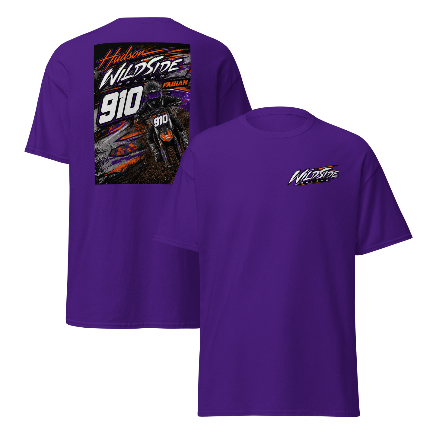 910 Wildside Racing T-Shirt Purple - Kirik Motorsports