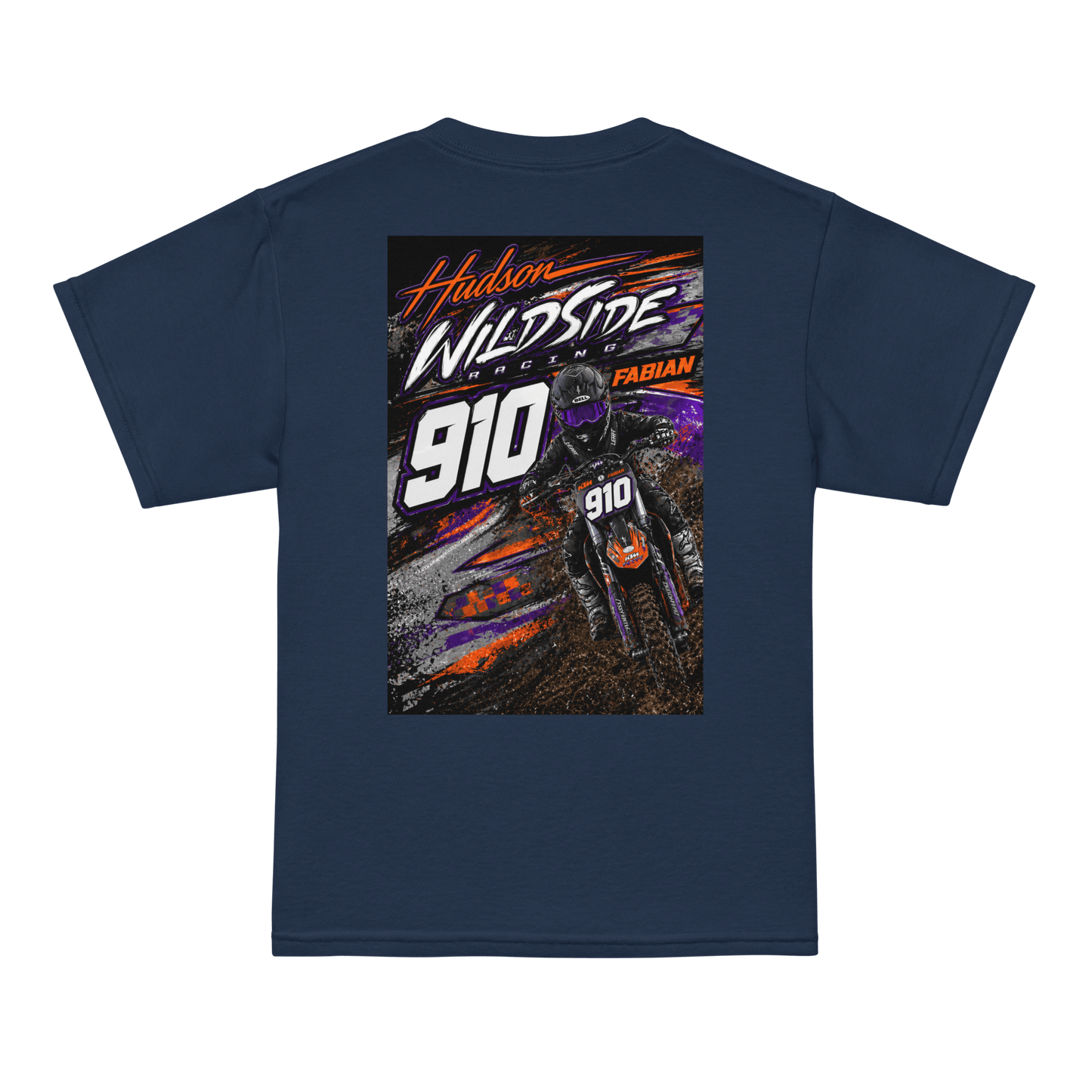 910 Wildside Racing Youth T-Shirt Navy - Kirik Motorsports