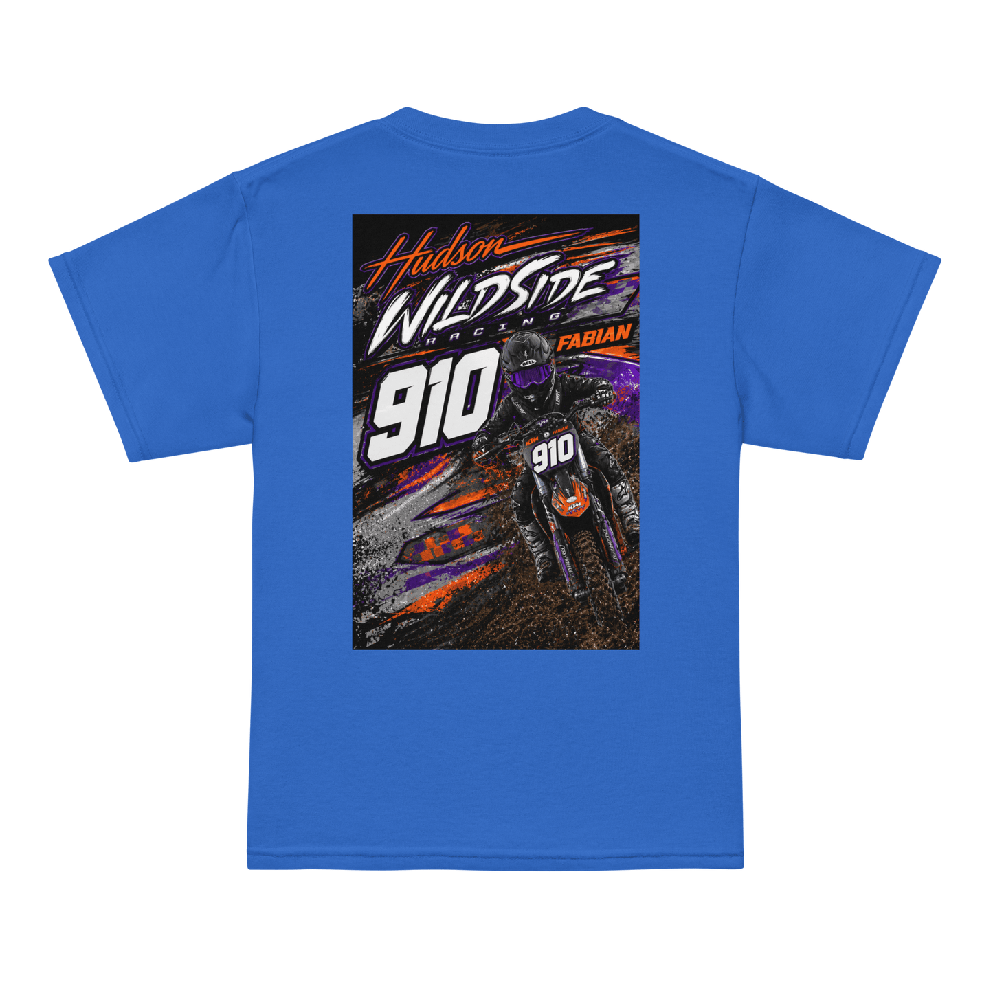 910 Wildside Racing Youth T-Shirt Royal - Kirik Motorsports