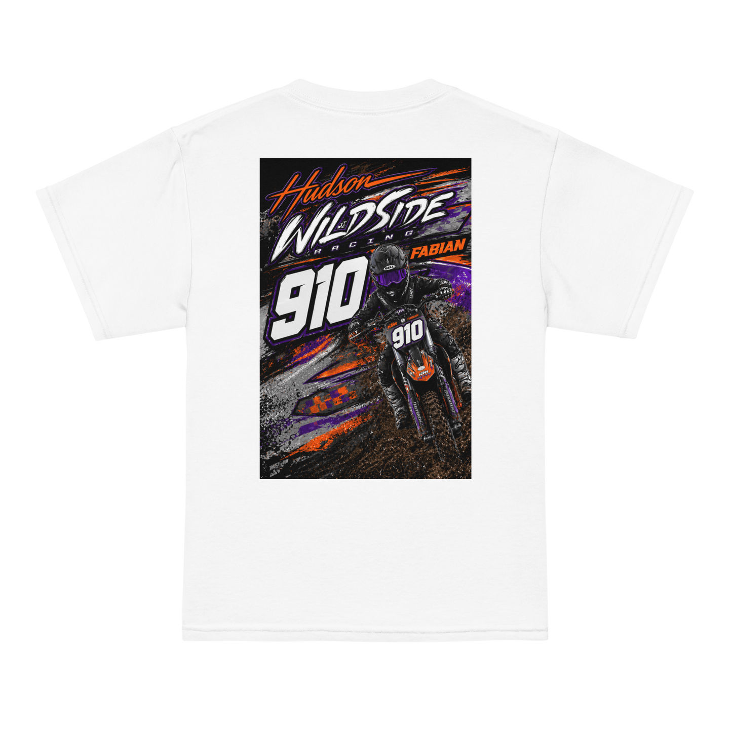 910 Wildside Racing Youth T-Shirt White - Kirik Motorsports