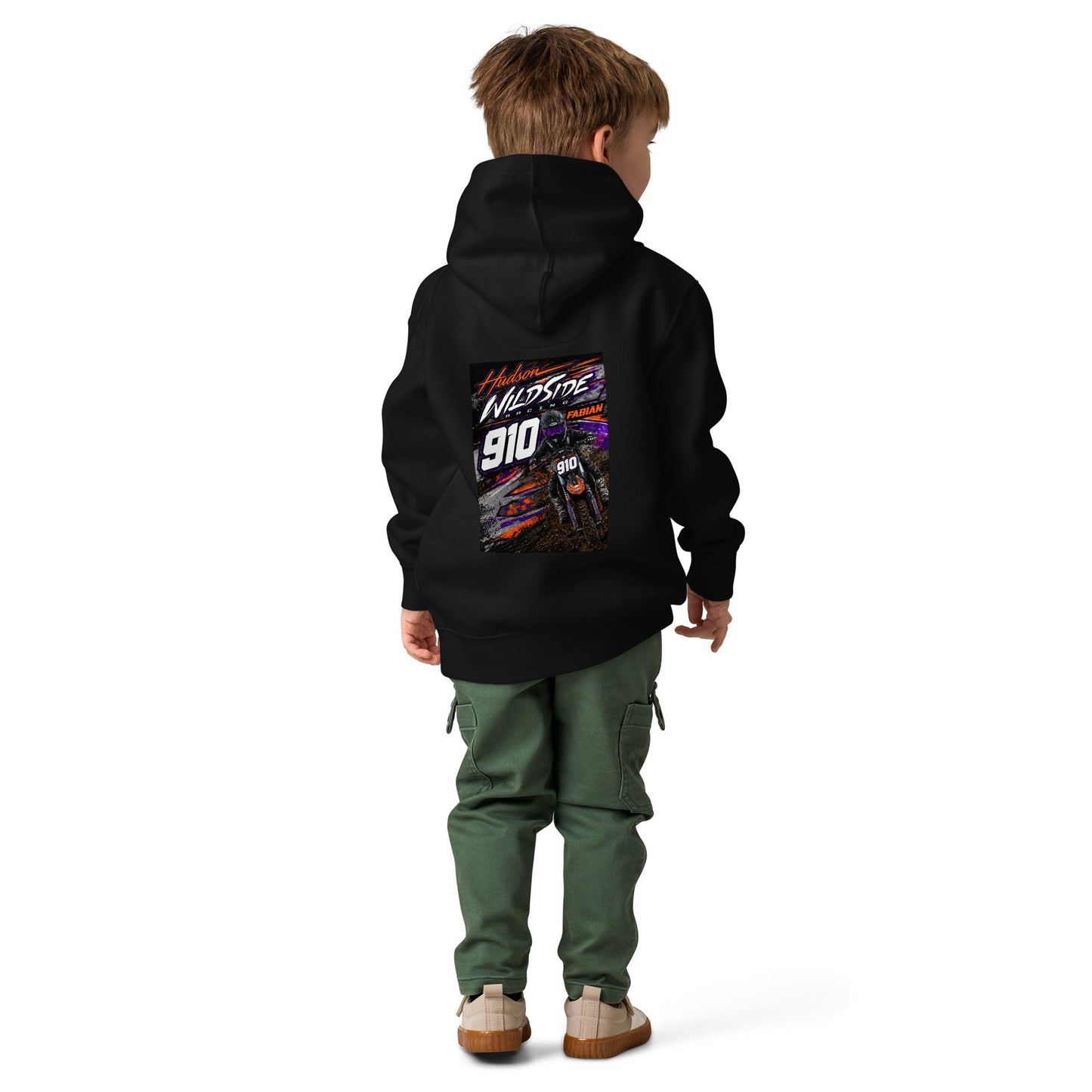 910 Wildside Toddler Hoodie Black - Kirik Motorsports
