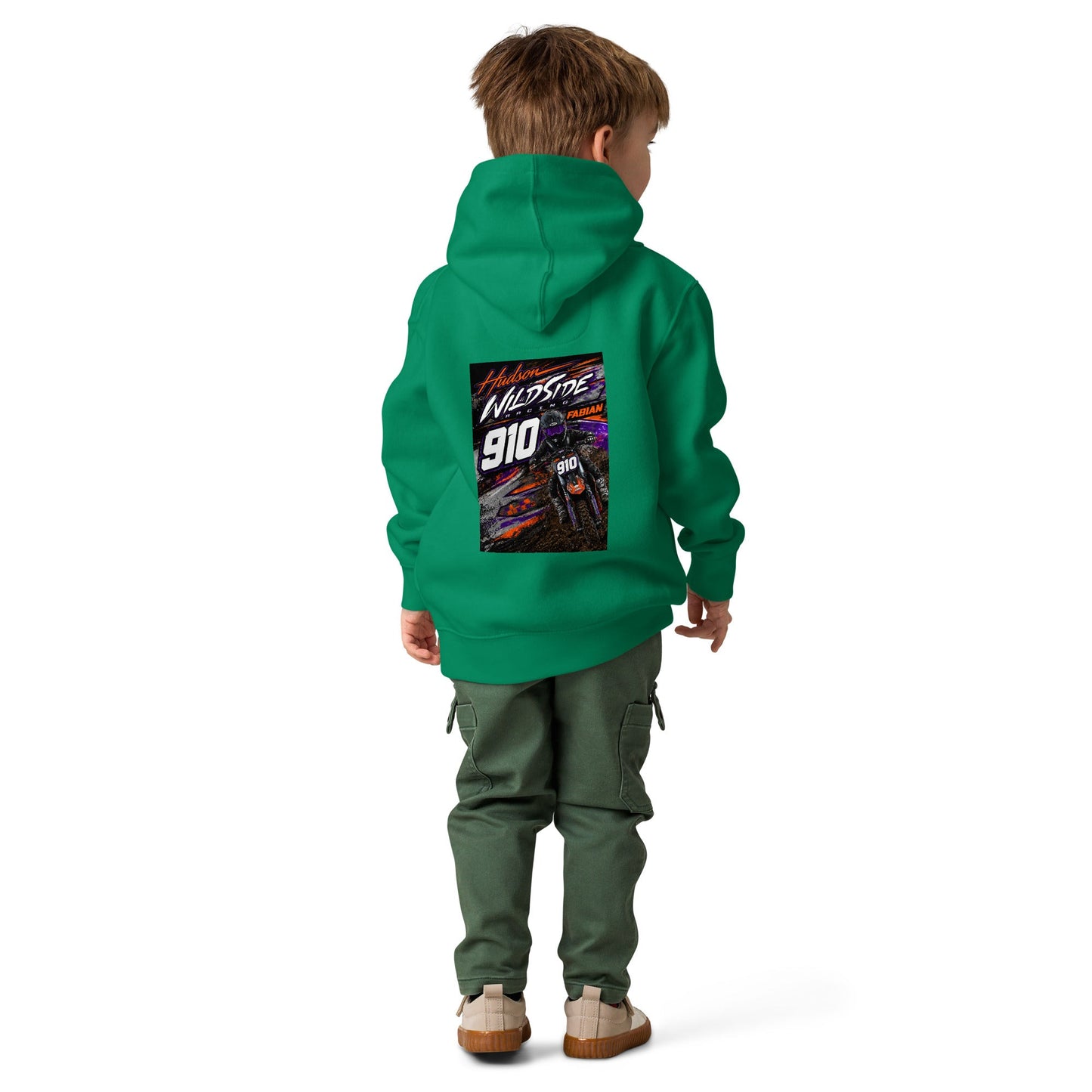 910 Wildside Toddler Hoodie Kelly - Kirik Motorsports