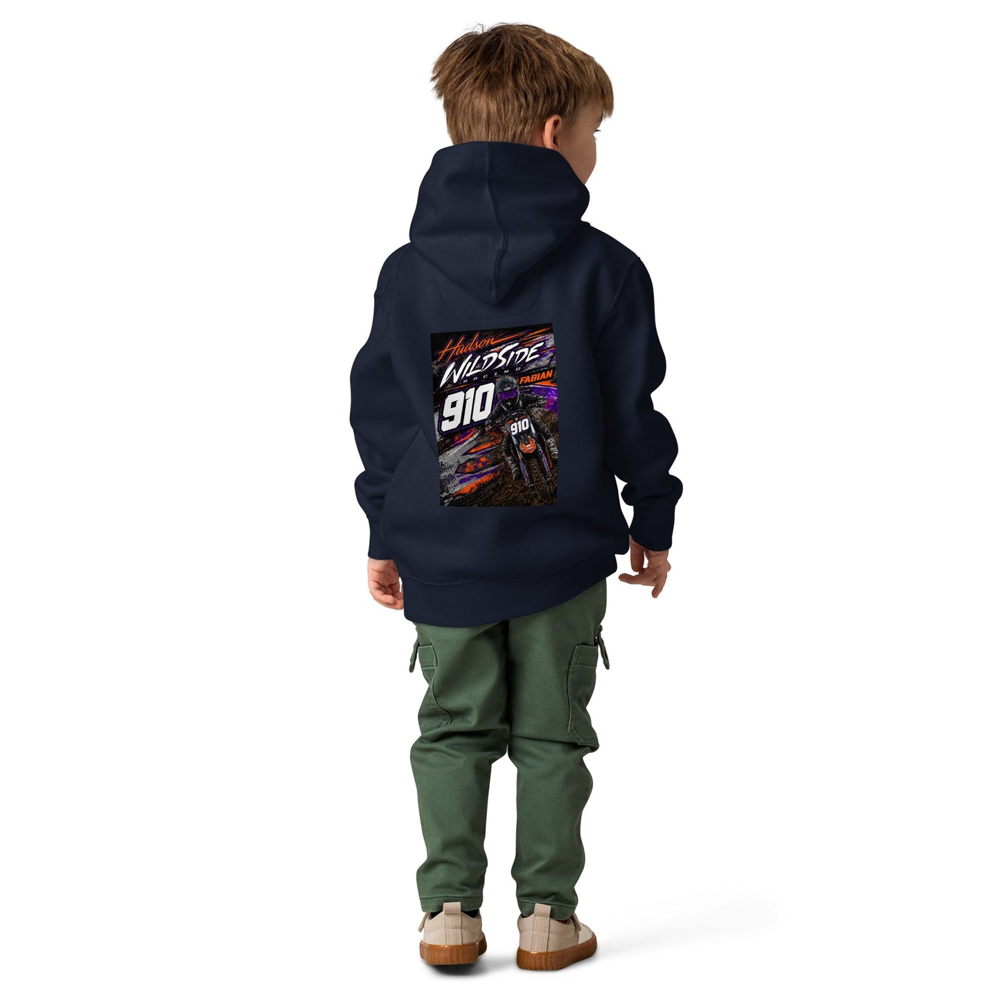 910 Wildside Toddler Hoodie Navy - Kirik Motorsports