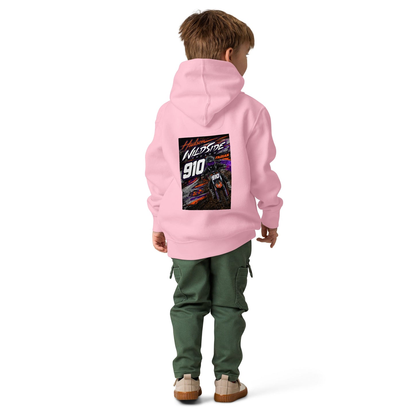 910 Wildside Toddler Hoodie Pink - Kirik Motorsports