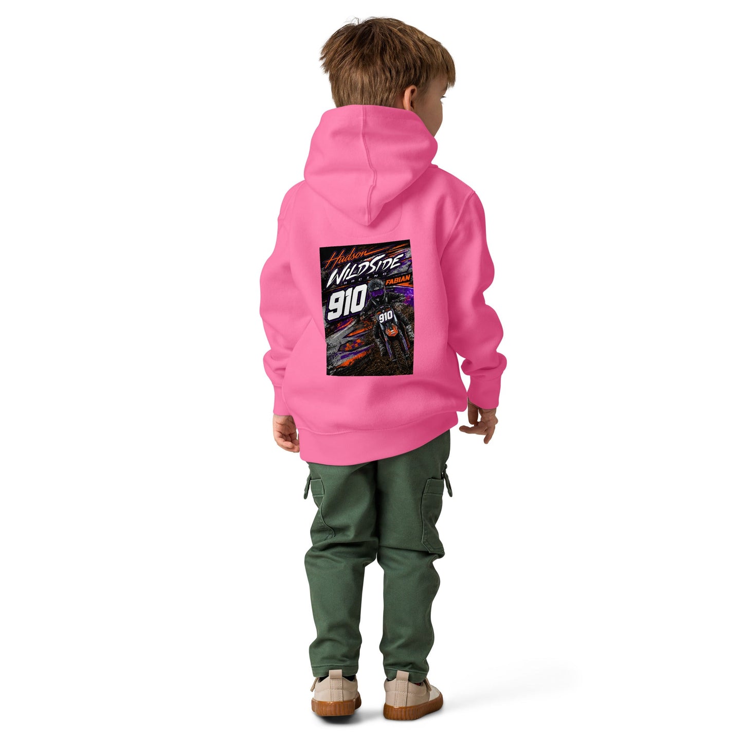 910 Wildside Toddler Hoodie Raspberry - Kirik Motorsports
