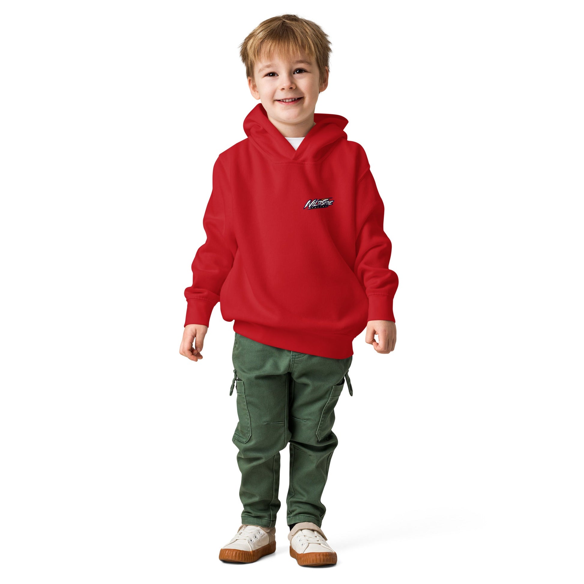 910 Wildside Toddler Hoodie Red - Kirik Motorsports