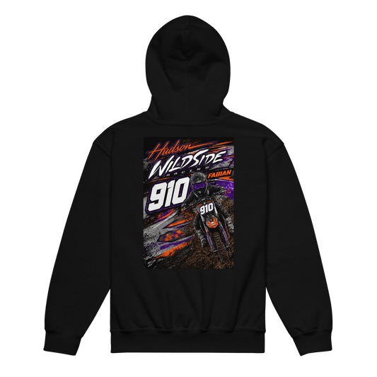 910 Wildside Youth Hoodie Black - Kirik Motorsports