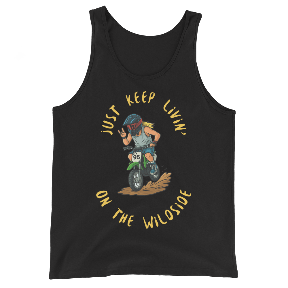 Adult wildside Tank Top Black - Kirik Motorsports