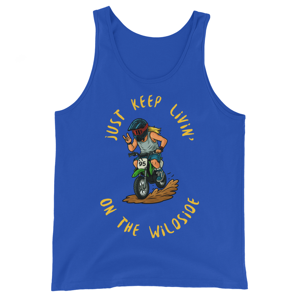 Adult wildside Tank Top True Royal - Kirik Motorsports