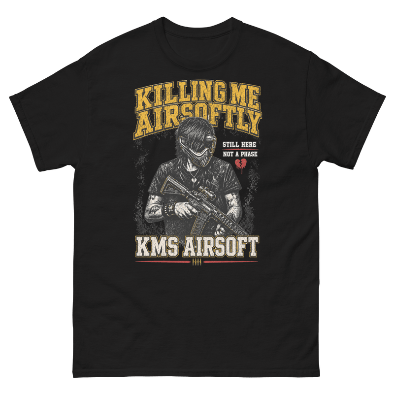 Airsoftly classic tee Black - Kirik Motorsports