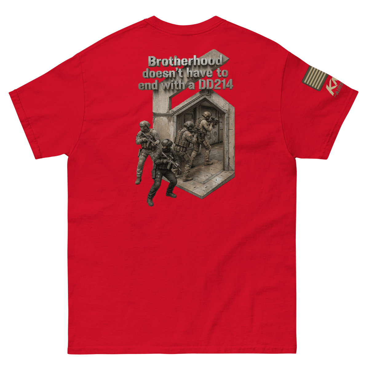 Battle Drill Tee 1 Red - Kirik Motorsports