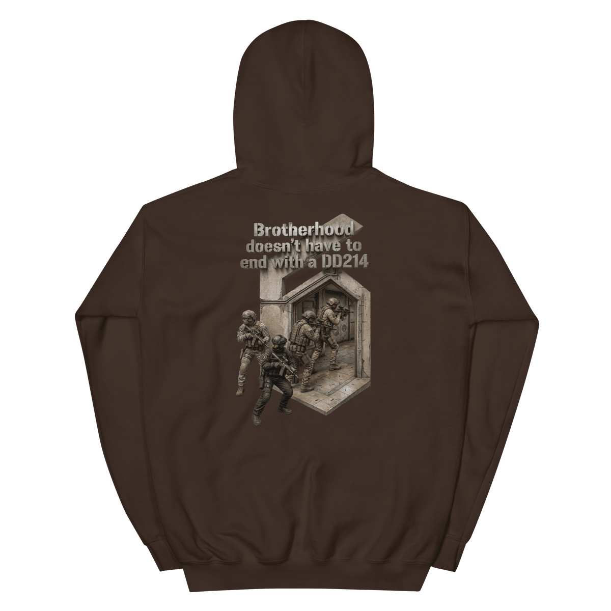 BD Hoodie 1 Dark Chocolate - Kirik Motorsports