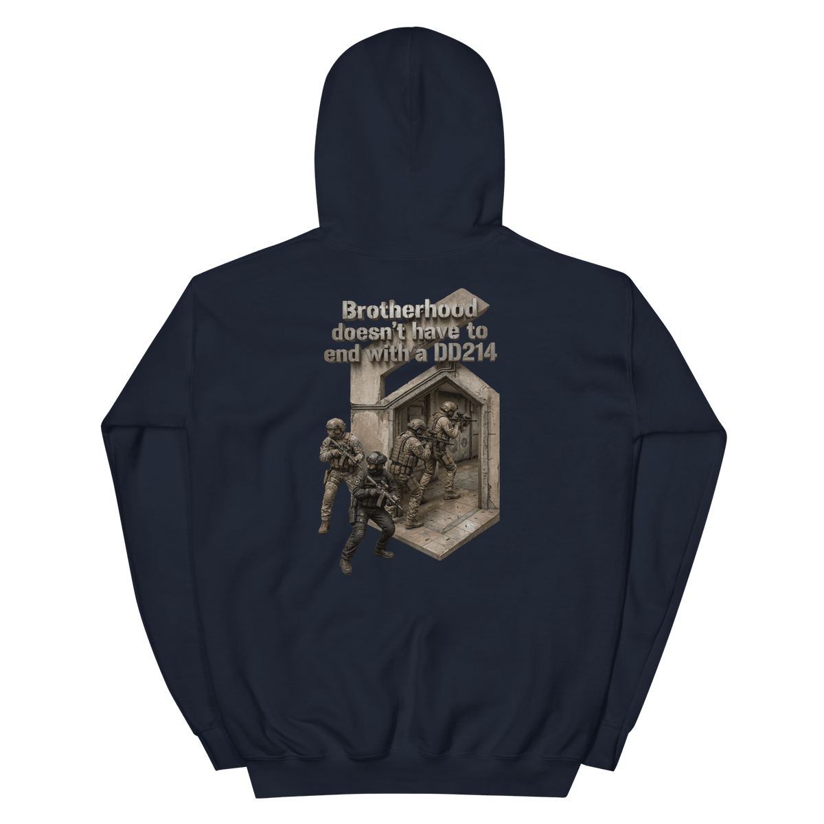 BD Hoodie 1 Navy - Kirik Motorsports