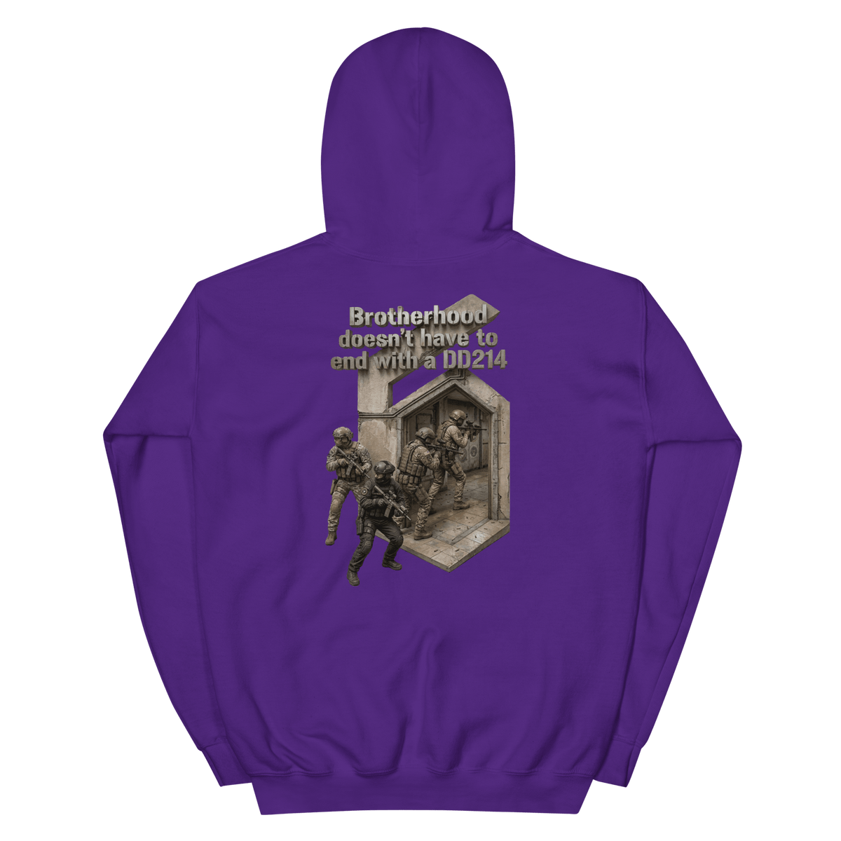 BD Hoodie 1 Purple - Kirik Motorsports