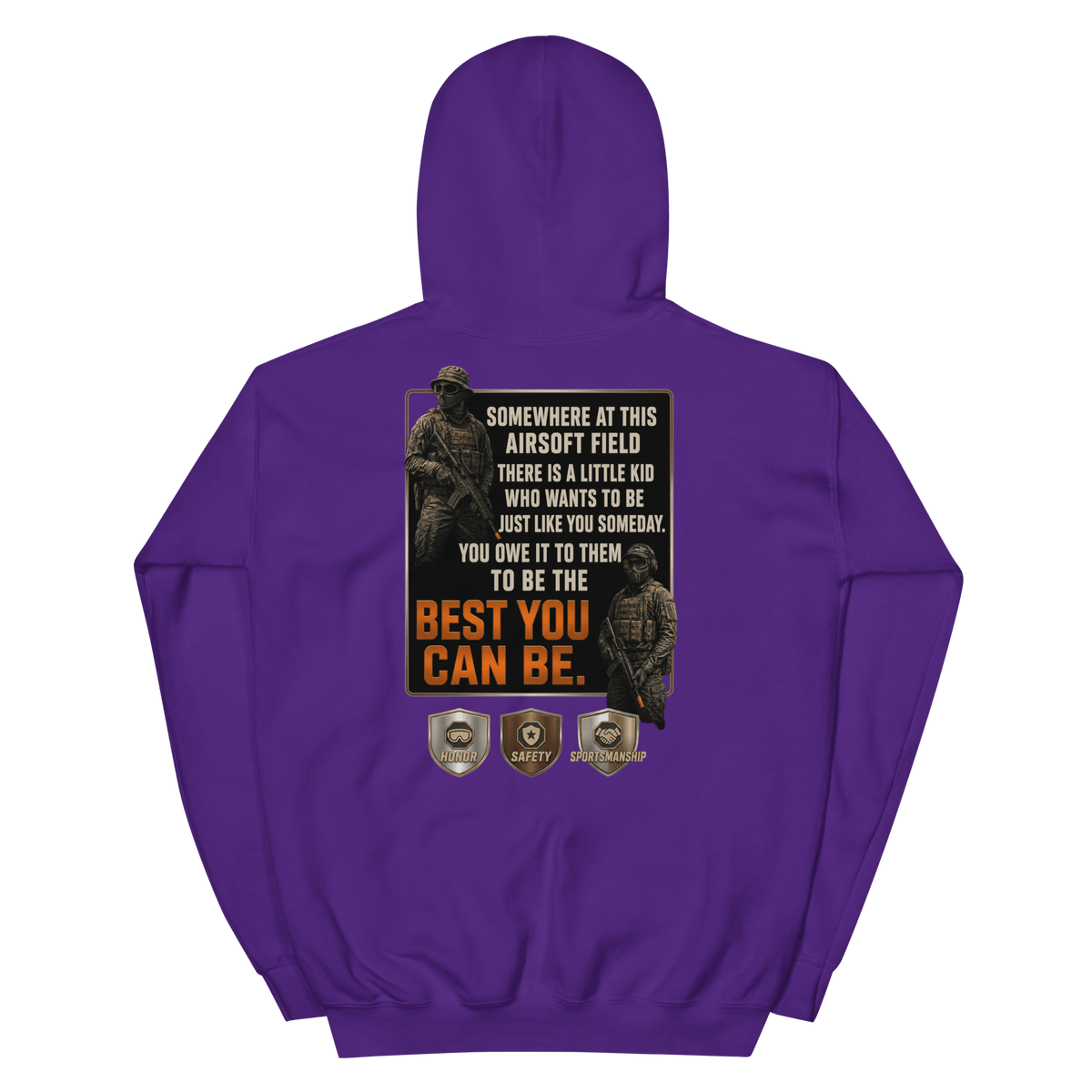 BD Hoodie 2 Purple - Kirik Motorsports