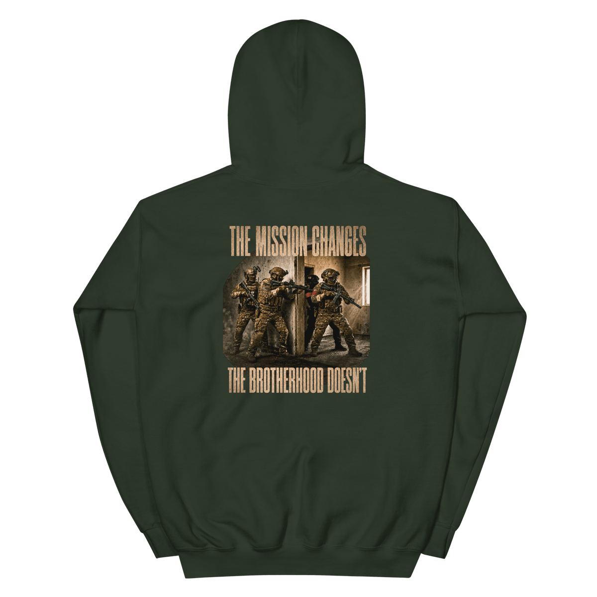 BD Hoodie 4 Forest Green - Kirik Motorsports