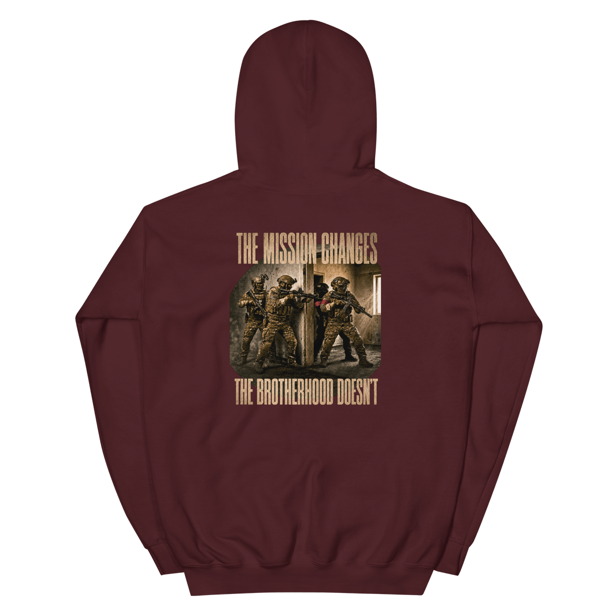 BD Hoodie 4 Maroon - Kirik Motorsports