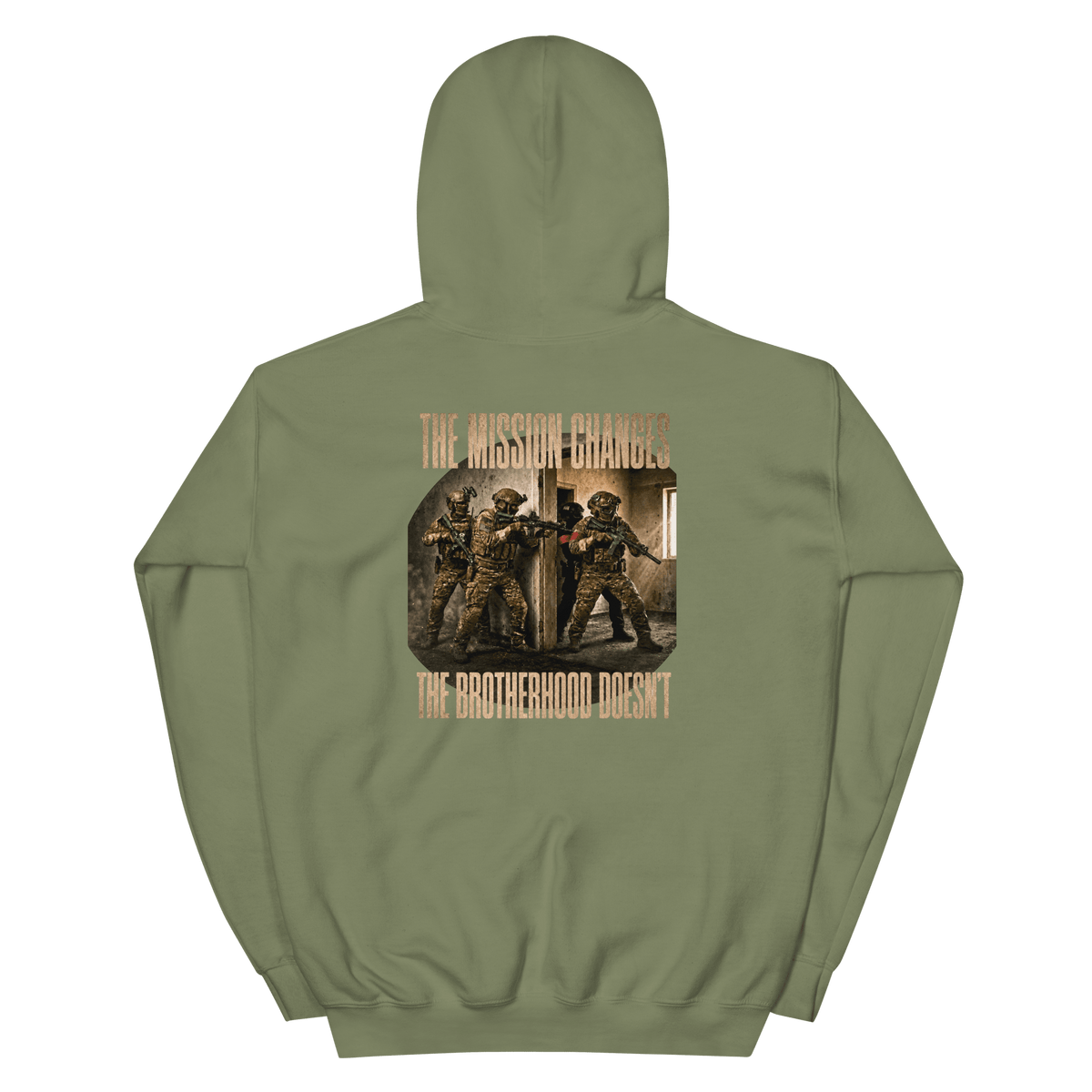 BD Hoodie 4 Military Green - Kirik Motorsports