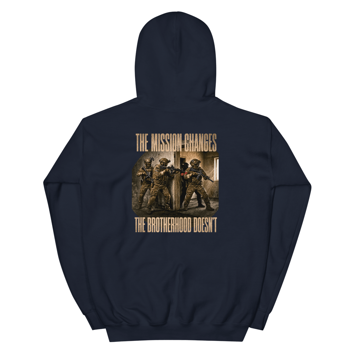 BD Hoodie 4 Navy - Kirik Motorsports