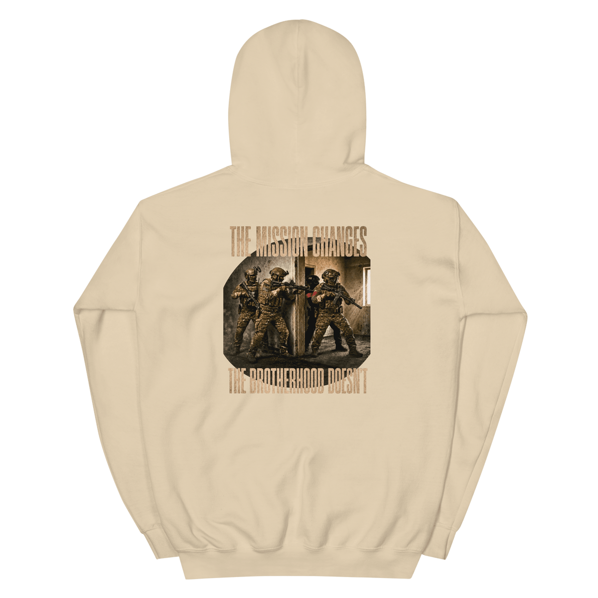BD Hoodie 4 Sand - Kirik Motorsports