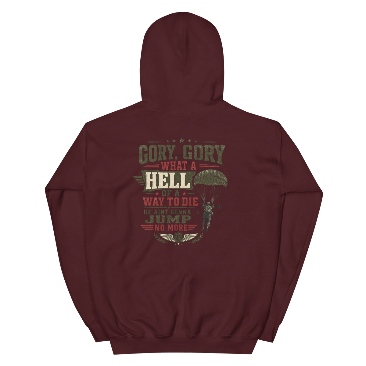 BD Hoodie 5 Maroon - Kirik Motorsports