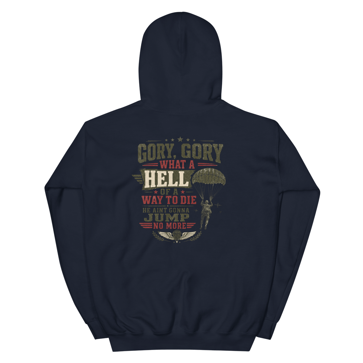 BD Hoodie 5 Navy - Kirik Motorsports
