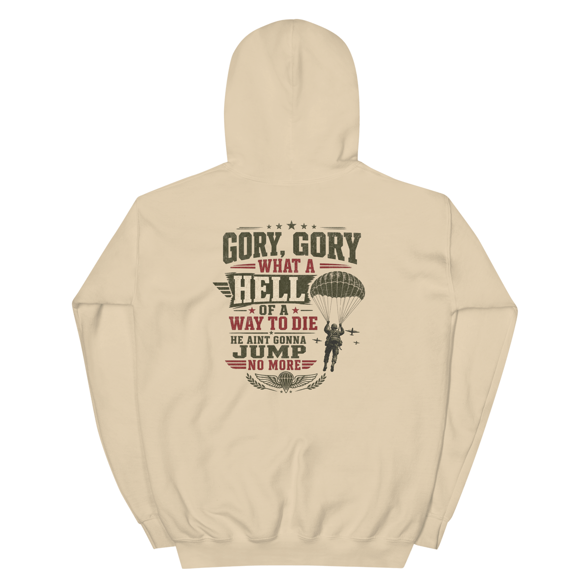 BD Hoodie 5 Sand - Kirik Motorsports