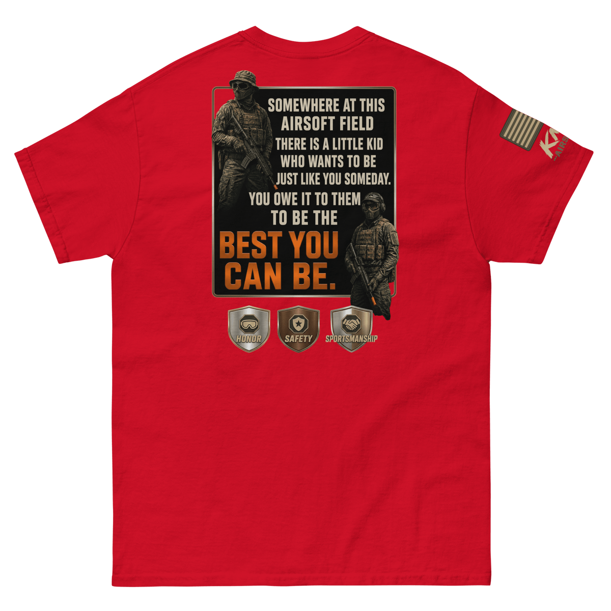 BD tee 2 Red - Kirik Motorsports