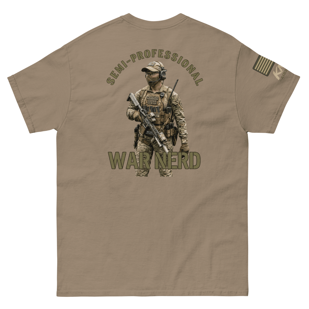 BD tee 3 Brown Savana - Kirik Motorsports