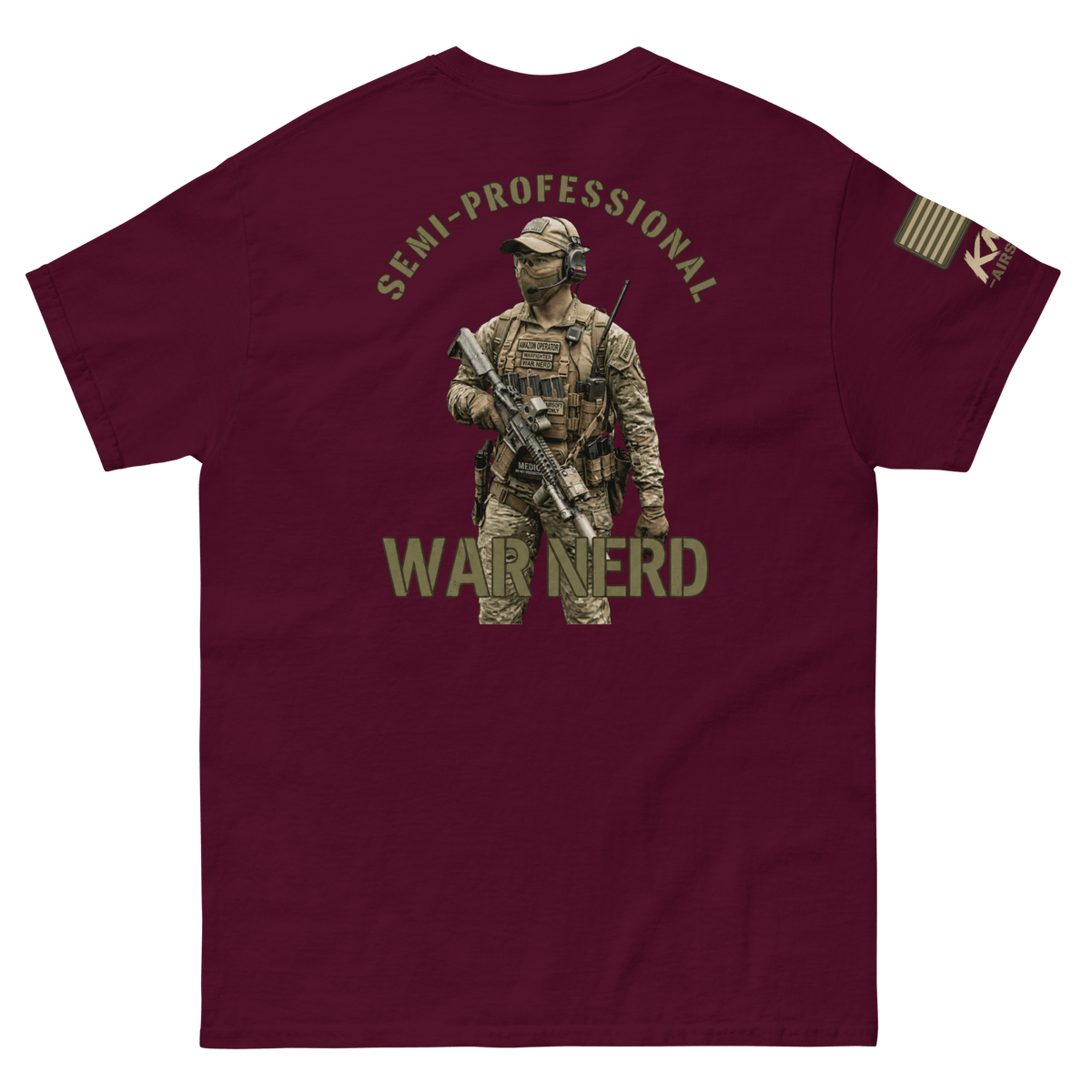 BD tee 3 Maroon - Kirik Motorsports