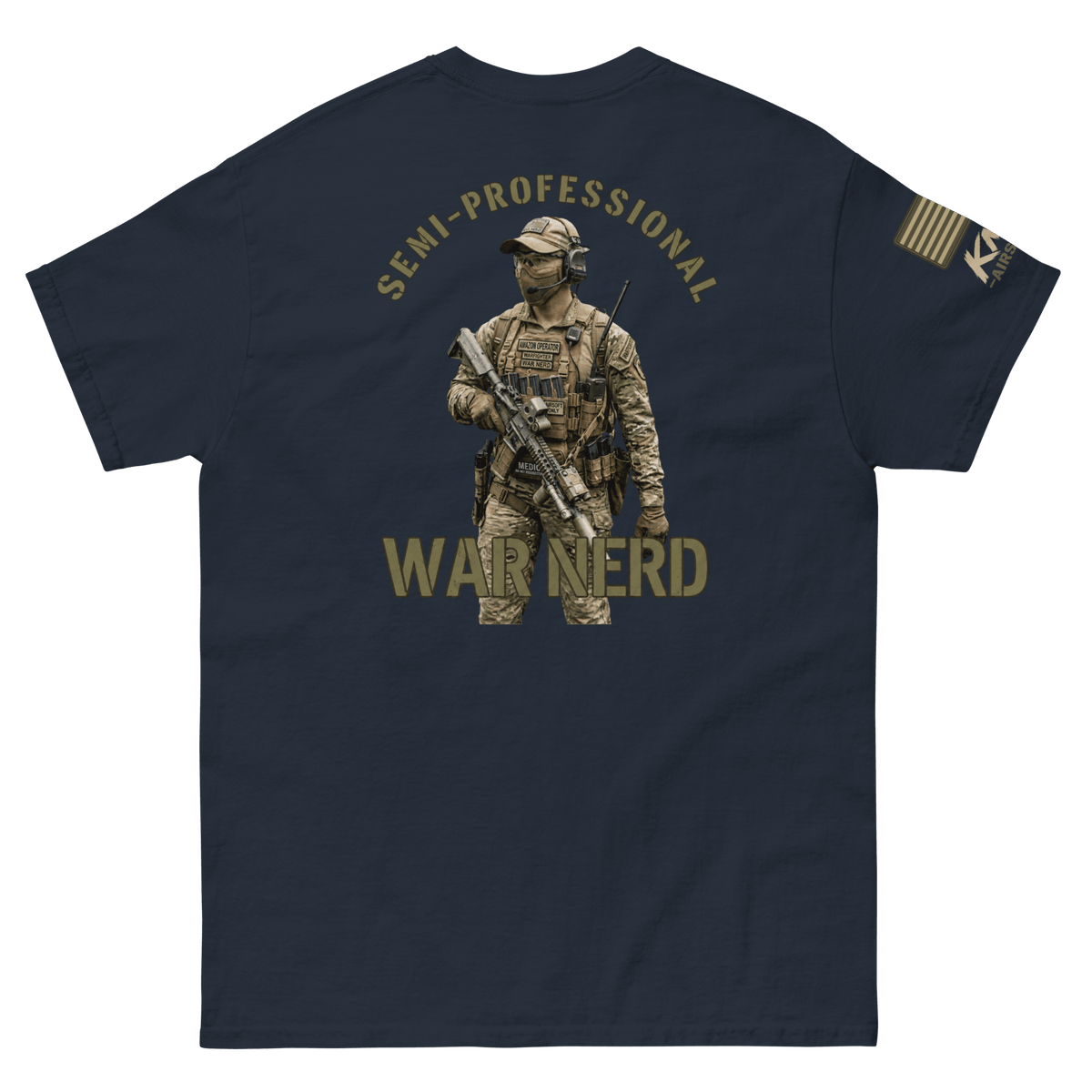 BD tee 3 Navy - Kirik Motorsports