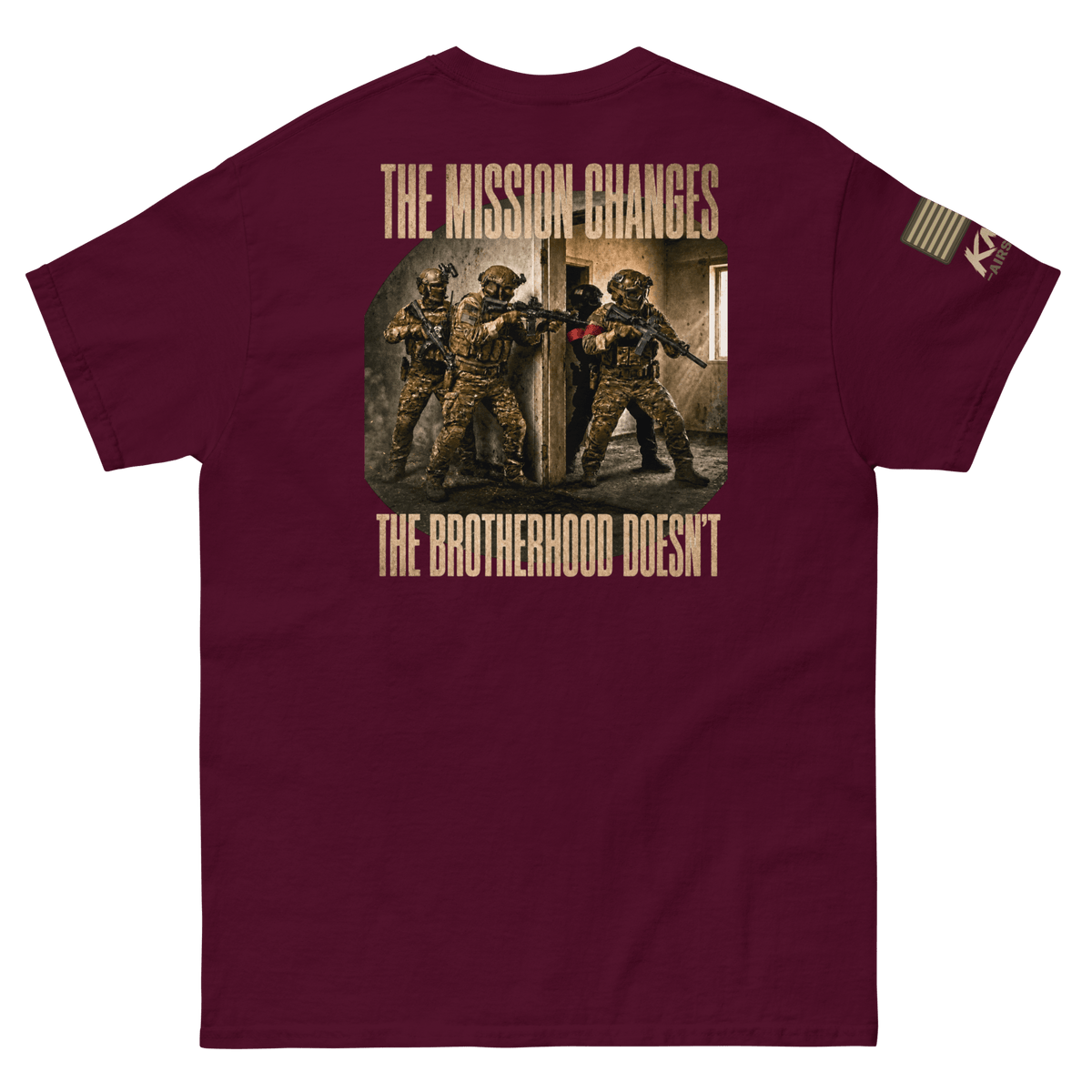 BD Tee 4 Maroon - Kirik Motorsports