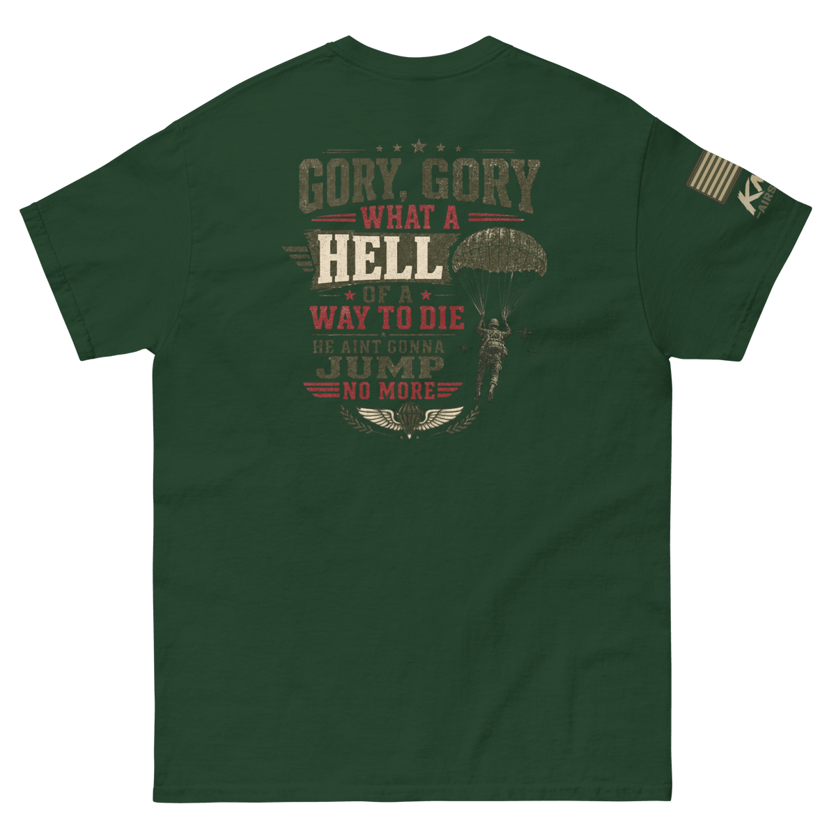 BD tee 5 Forest Green - Kirik Motorsports