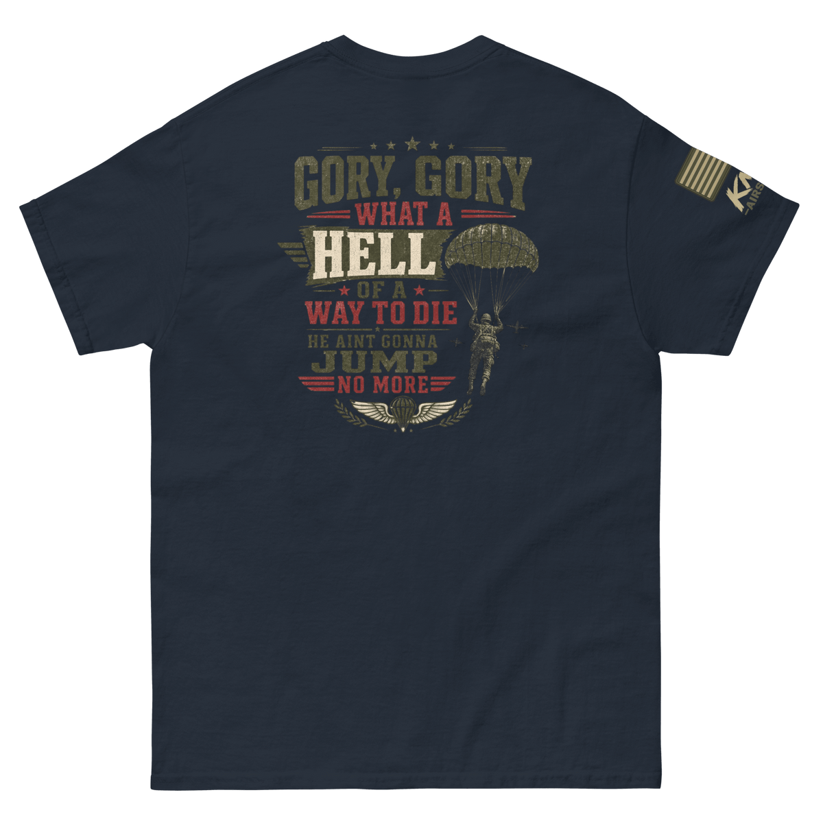BD tee 5 Navy - Kirik Motorsports