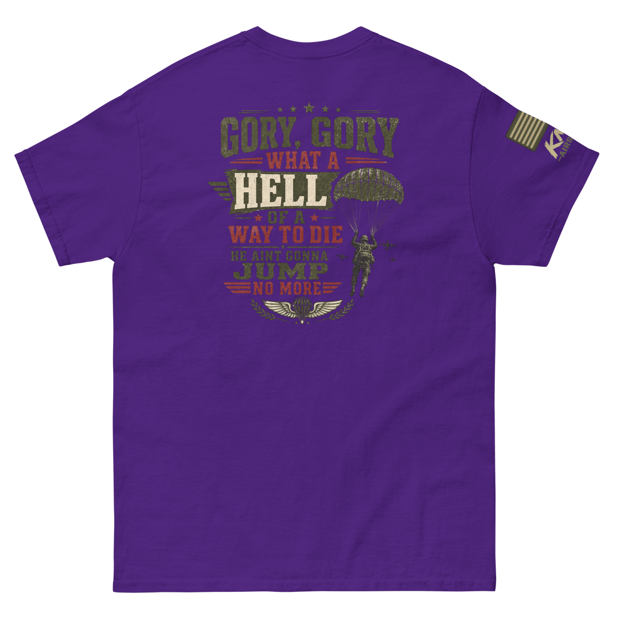 BD tee 5 Purple - Kirik Motorsports