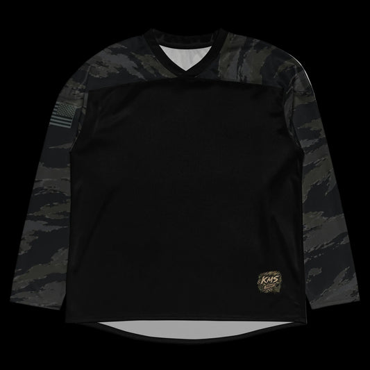 Blank Airsoft Jersey Black Camo - Kirik Motorsports