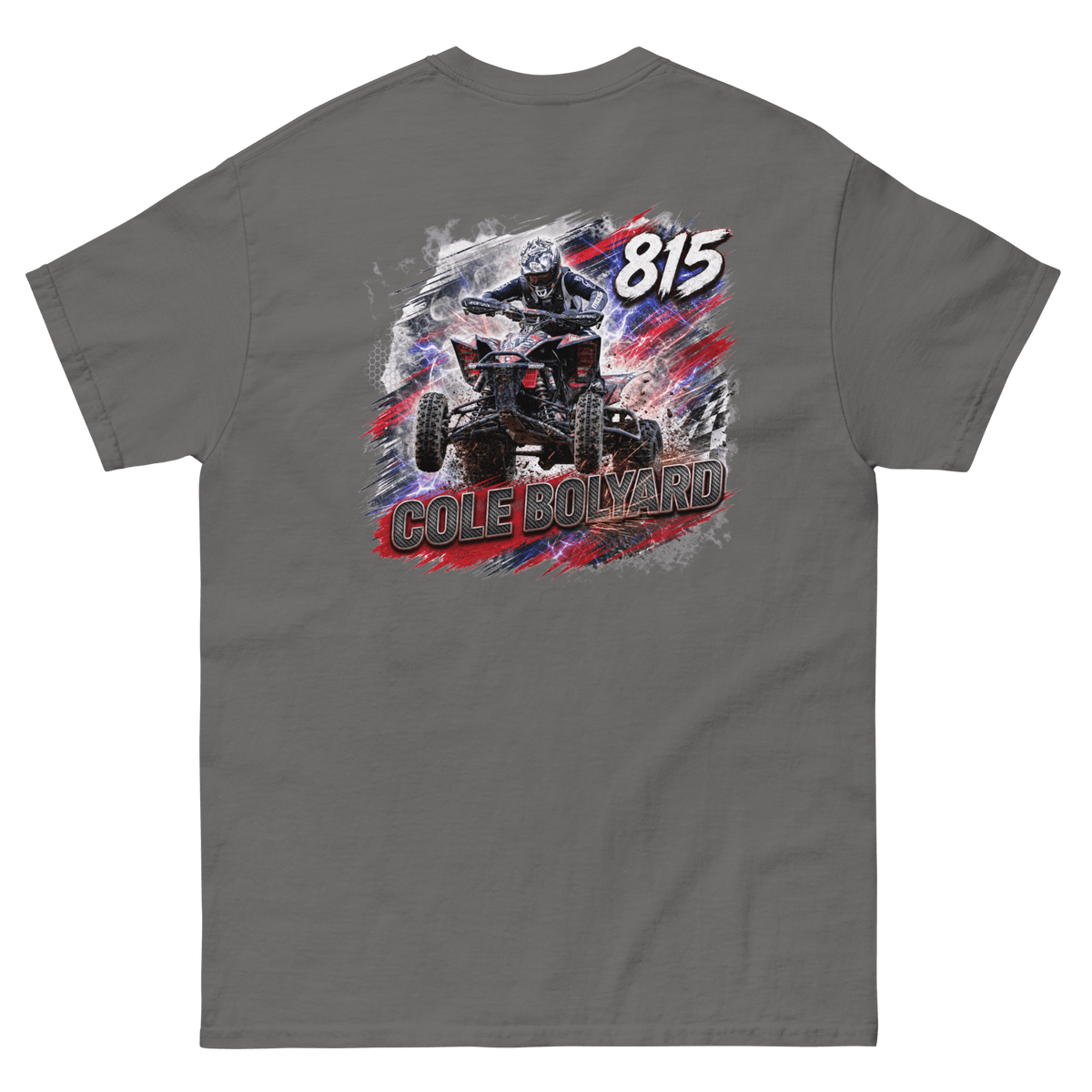 Bolyard Racing tee Charcoal - Kirik Motorsports