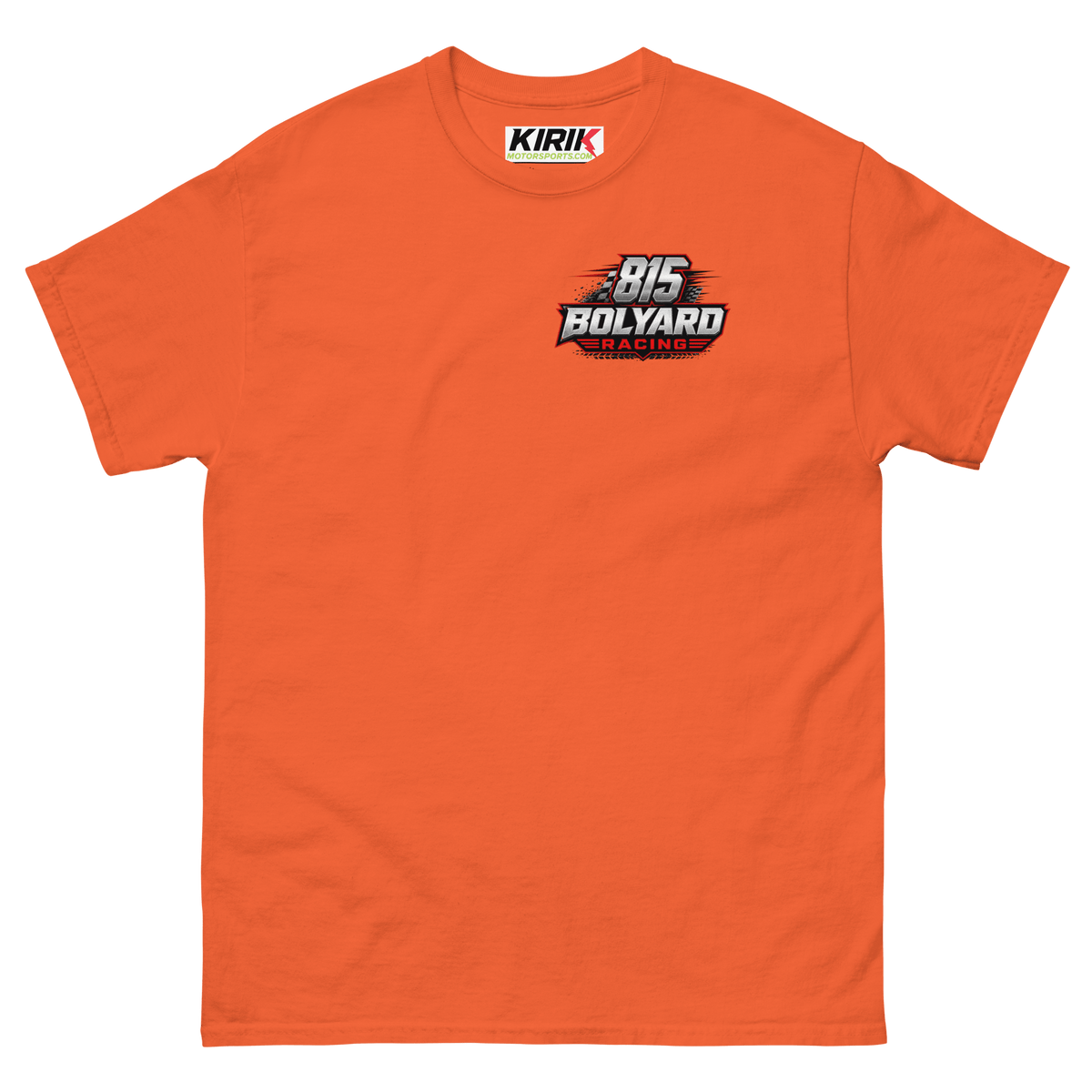 Bolyard Racing tee Orange - Kirik Motorsports