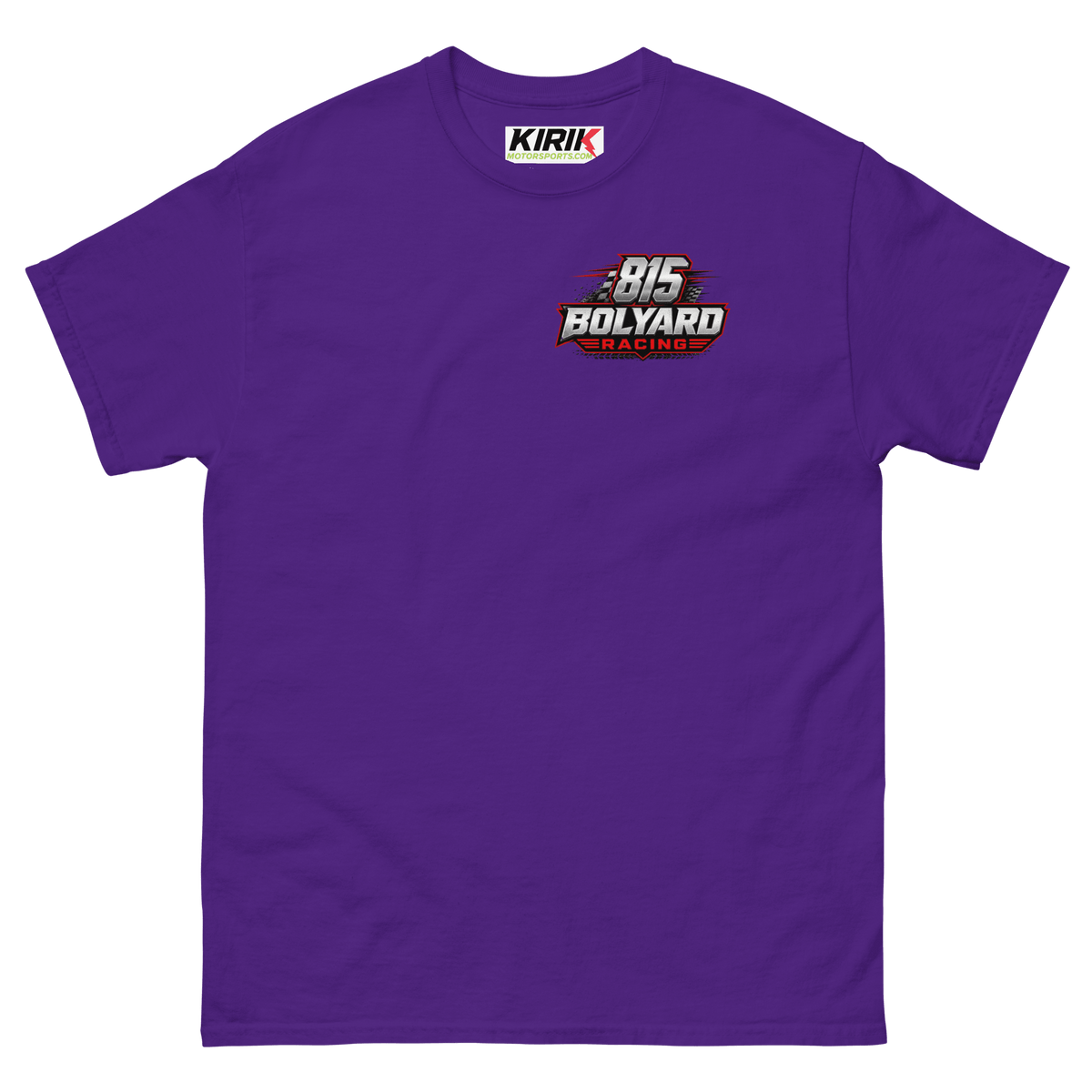 Bolyard Racing tee Purple - Kirik Motorsports